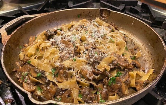 Fettuccine with Mushrooms