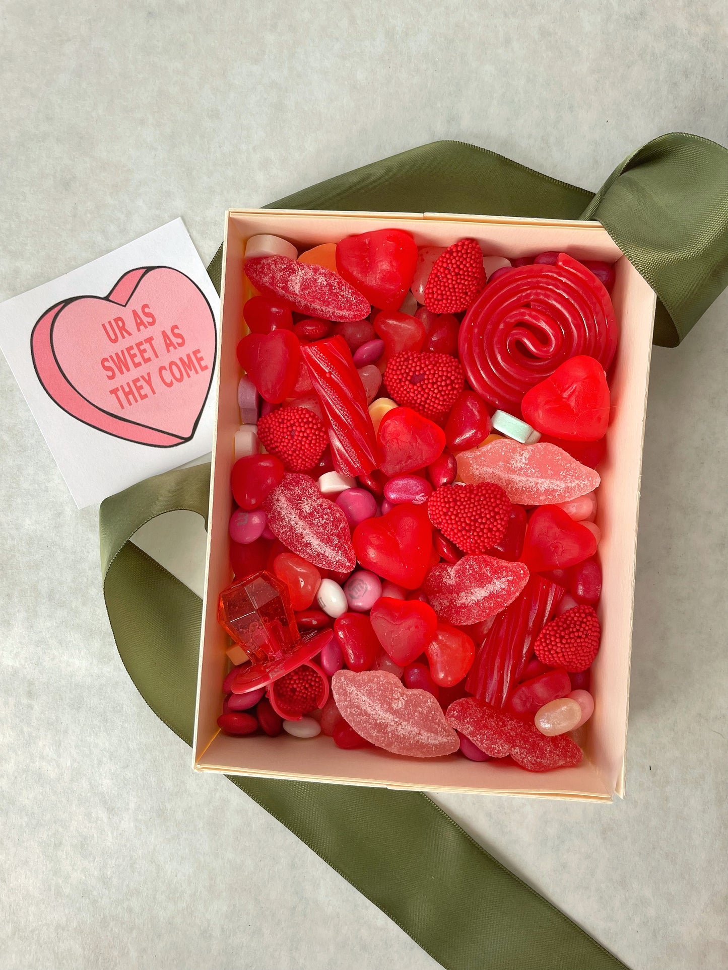 valentine's day candy charcuterie box